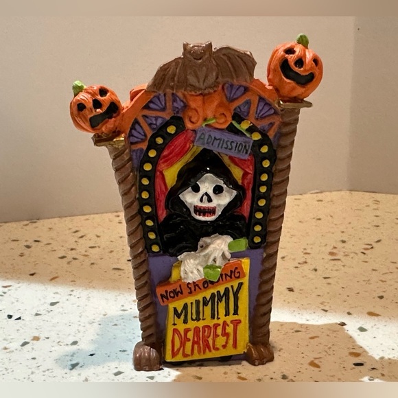 Halloween Village‎ Accessories Set Scarecrow Pumpkins Ghost Lemax, Spooky Hollow - Picture 7 of 16